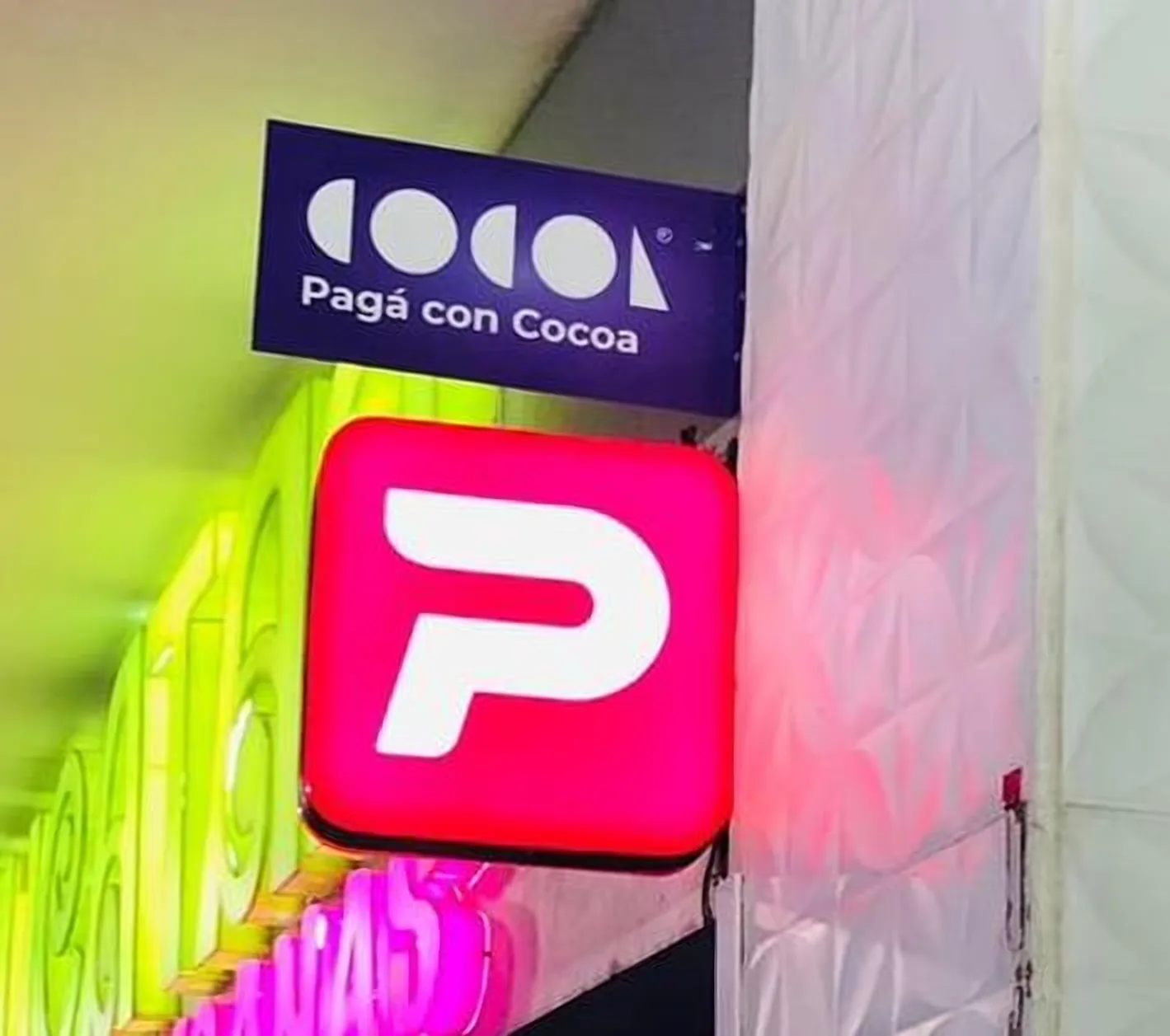 Cocoa · Punto de pago